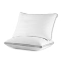 Fluffy Shredded Bed Pillows for Sleeping, Queen Size Set of 2, Sandwich Mesh with Breathable Sides, Premium Medium pillows for Back, ... - Decorative Throw Pillow Cushion for Sofa & Bed - Default Title
