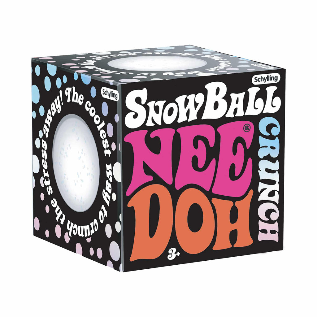 Squishable Nice Cube Snow Ball Crunch | Reserve Harbor Grove - Nice Cubes Clear Satisfying Crunch Stress Toy - Default Title