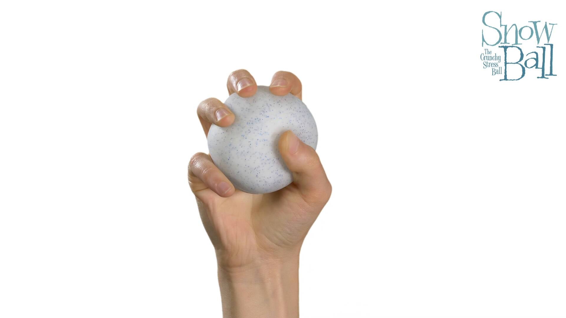 Squishable Nice Cube Snow Ball Crunch | Reserve Harbor Grove - Nice Cubes Clear Satisfying Crunch Stress Toy Detail