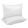 Orthopedic Support Bed Pillows Queen Size Set of 2 Pillows for Bed 2 Pack Cooling Hotel Collection Down Alternative Pillows 20 x 30 inches - Decorative Throw Pillow Cushion for Sofa & Bed - Default Title