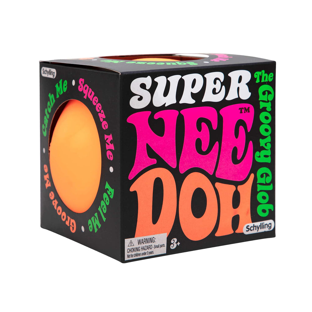 Super-Squishy Super NeeDoh | Collection Velvet Bloom - Classic NeeDoh Stress-Relieving Squishy Ball - Surprise Me! (Random Color)