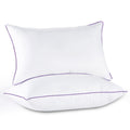Decorative Plump Pillows Standard Size Set of 2, Hotel Down Alternative Sleeping Bed Pillows for Side Back Stomach Sleepers - Hotel Quality Plush Sleeping Pillows - Default Title