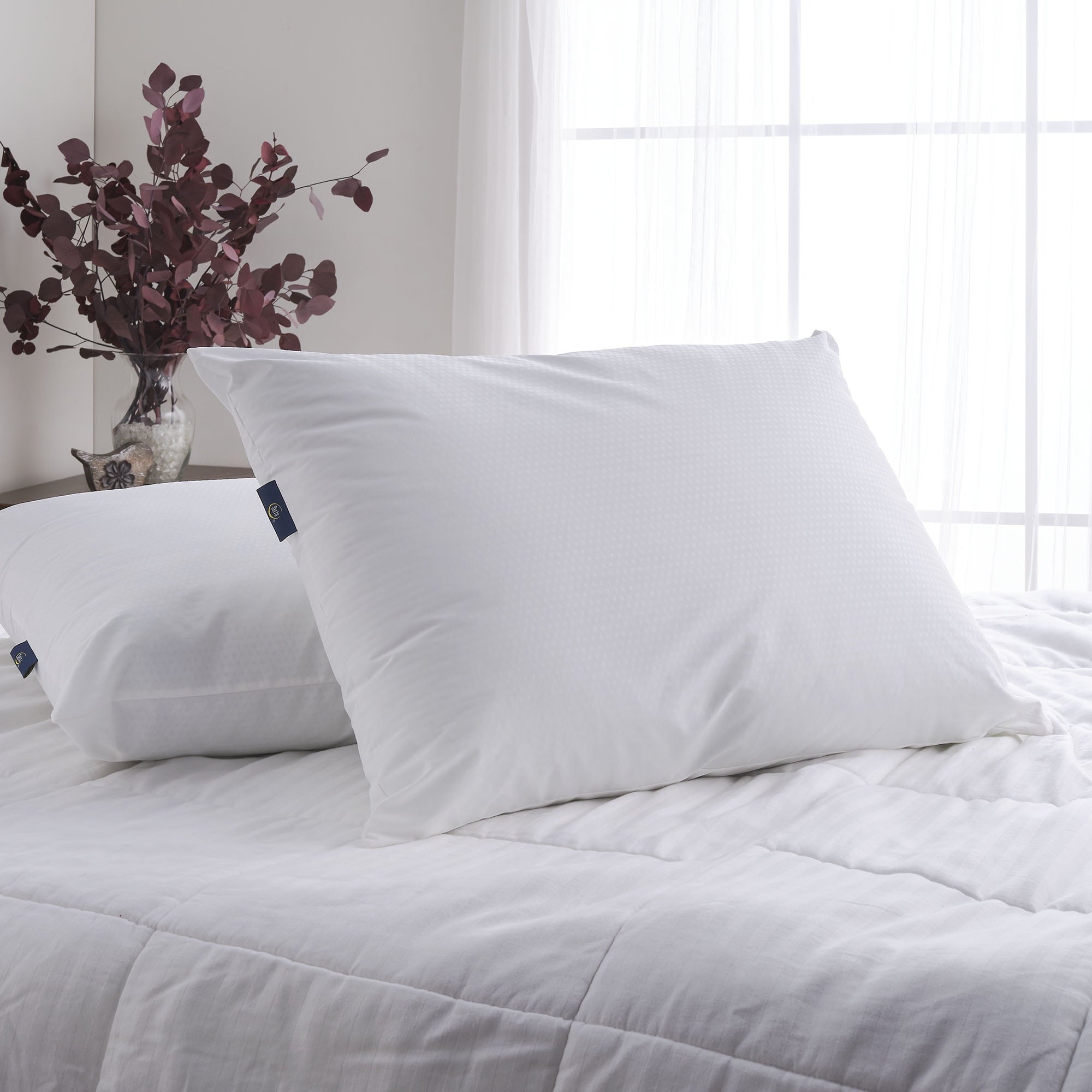 Hotel Collection Cooling Pillow - 2 Pack - Orthopedic Shredded Foam Bed Pillow Set - Default Title