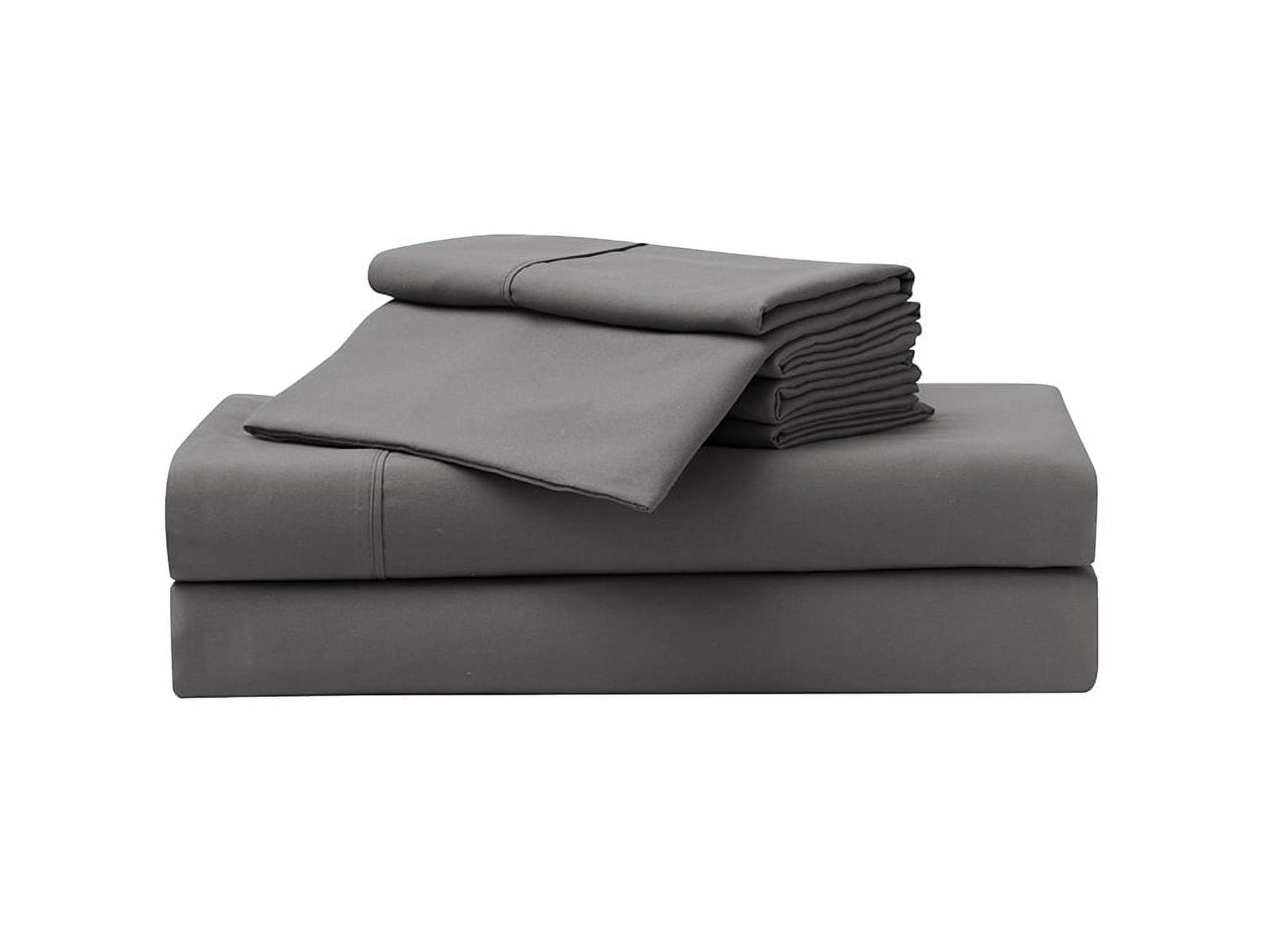 Breathable Luxury So Soft 3-Piece Dark Gray Sheet Set, Twin - Luxury Bed Sheet Set with Deep Pockets - Default Title
