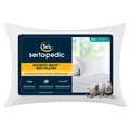 Decorative Plump pedic Bounce Back Standard/Queen Bed Pillow, Hypoallergenic Fill - Orthopedic Shredded Foam Bed Pillow Set - Default Title