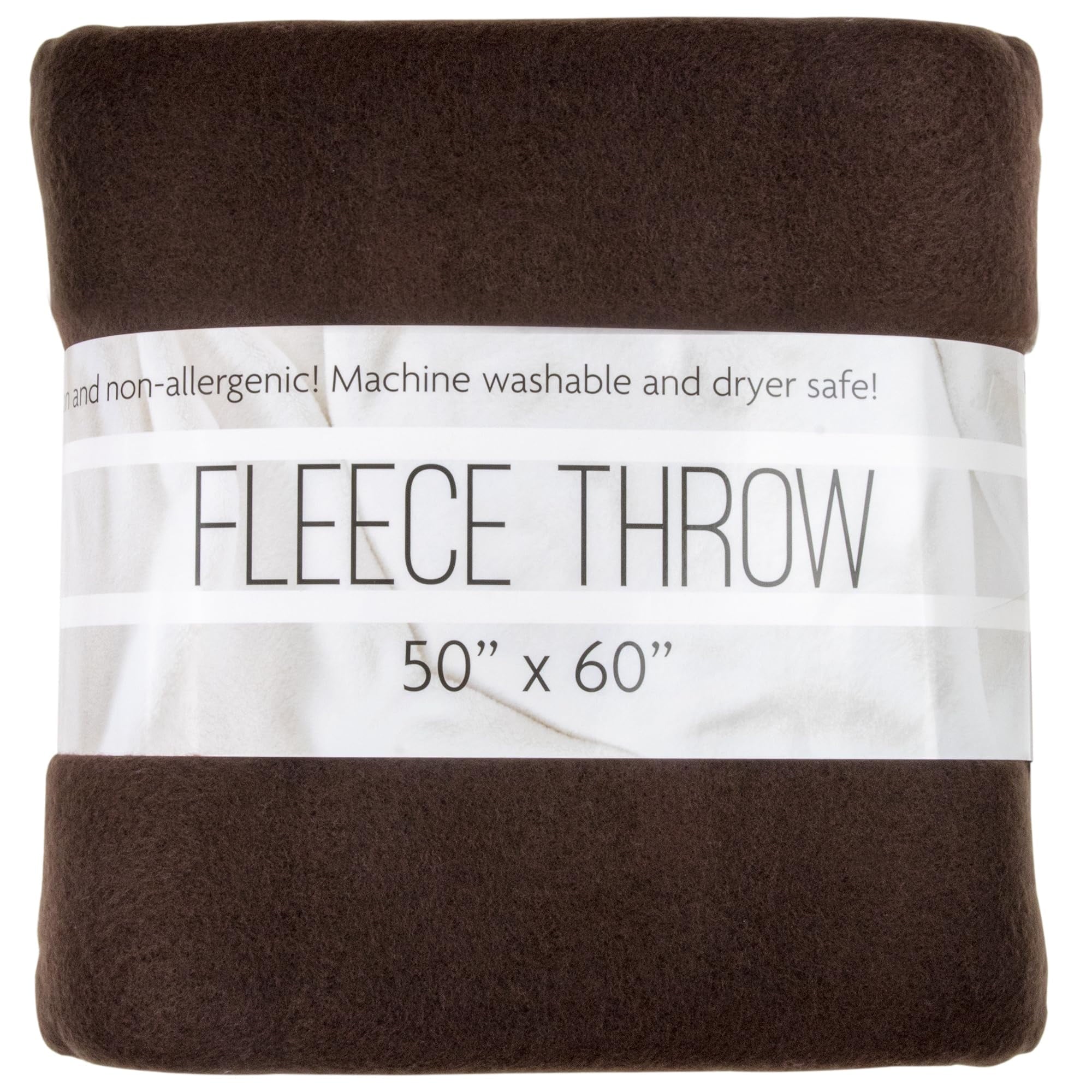 Reversible Sherpa Single Solid Color Hypoallergenic 60”L x 50”W Fleece Throw Blanket for Fall, Winter, Spring, Summer, Men, Women, Chil... - Lightweight Plush Warm Blanket for All Seasons - Default Title
