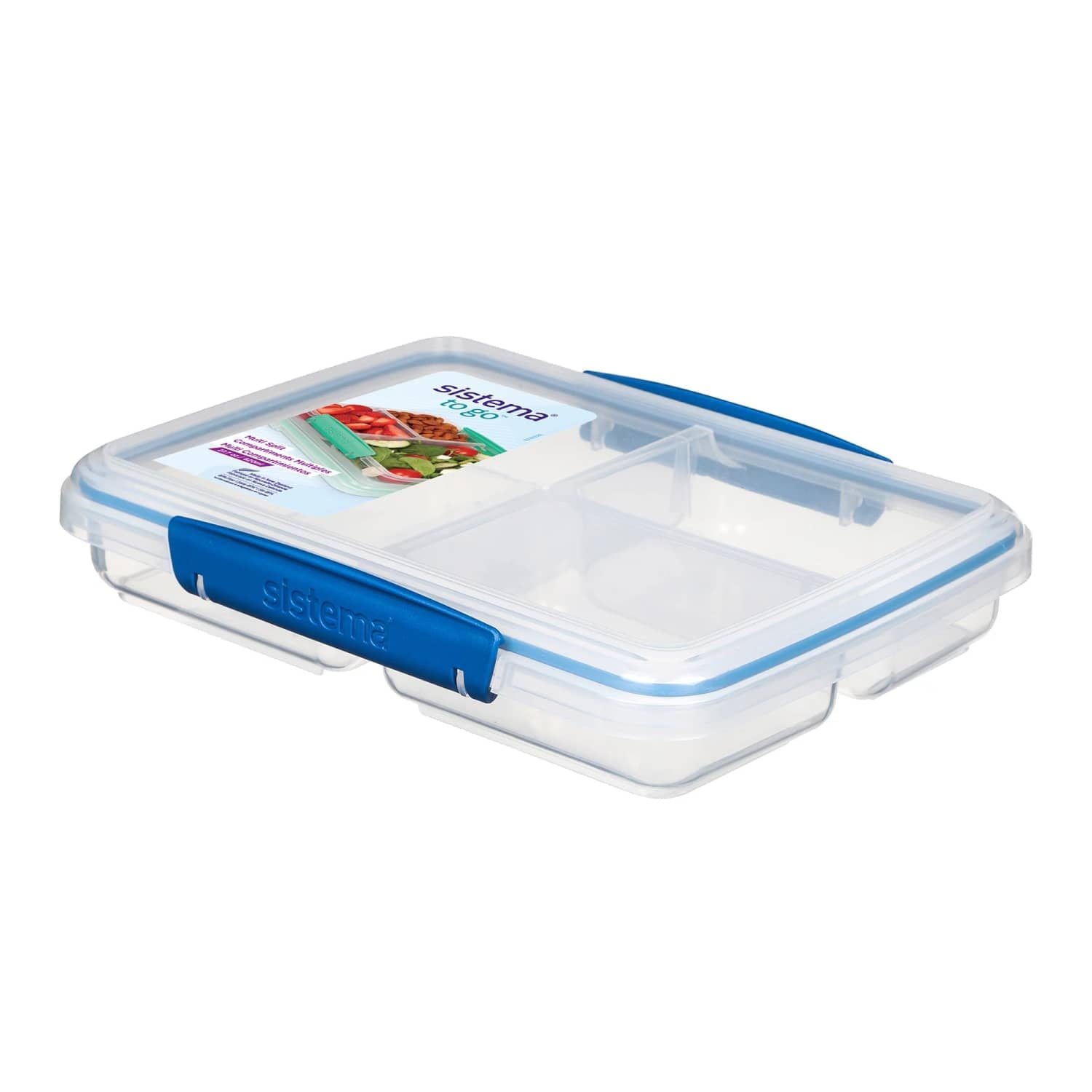 Deliciously Squishy To Go 820ml/3.4 Cups Multi Split Food Storage Container - Deliciously Soft Cupcake Sensory Glob - Default Title