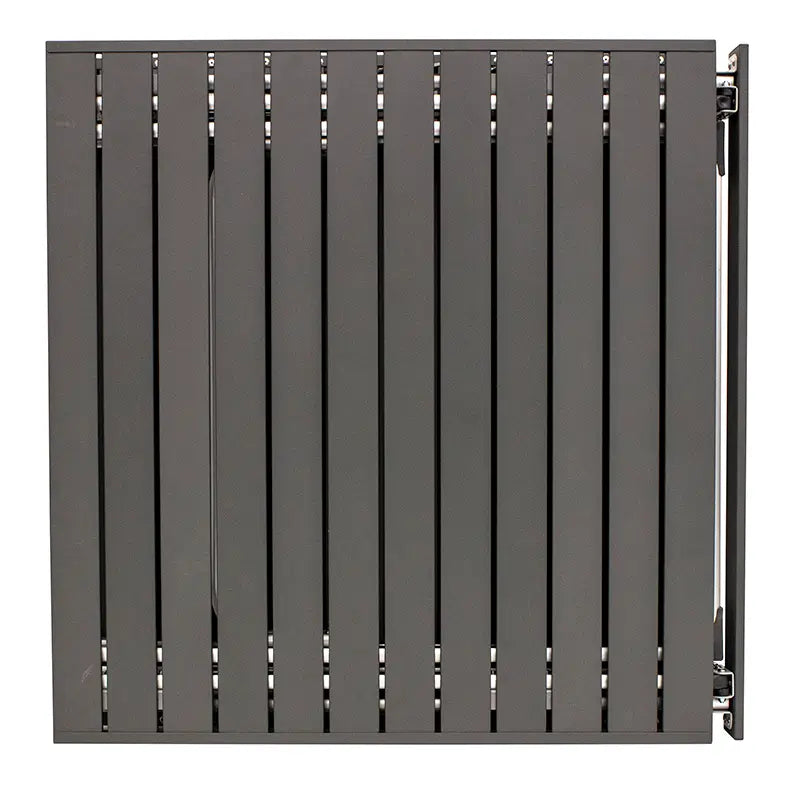Portable Staging Slim-Fold Table XL - Choice 651 - Slim-Fold Outdoor Cook Station with Storage Shelves Detail