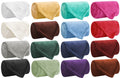 Cozy Fleece Soft Throw Blankets - Multipurpose - Throw, Twin, Full, Queen, King - 17 DIFFERENT Colors! - Luxury Knitted Decorative Throw Blanket with Fringes - Default Title