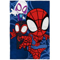 Lightweight Warm Spidey and His Amazing Friends Kids Plush Twin/Full Blanket, 62 x 90, Microfiber, Blue and Red - Lightweight Plush Warm Blanket for All Seasons - Default Title