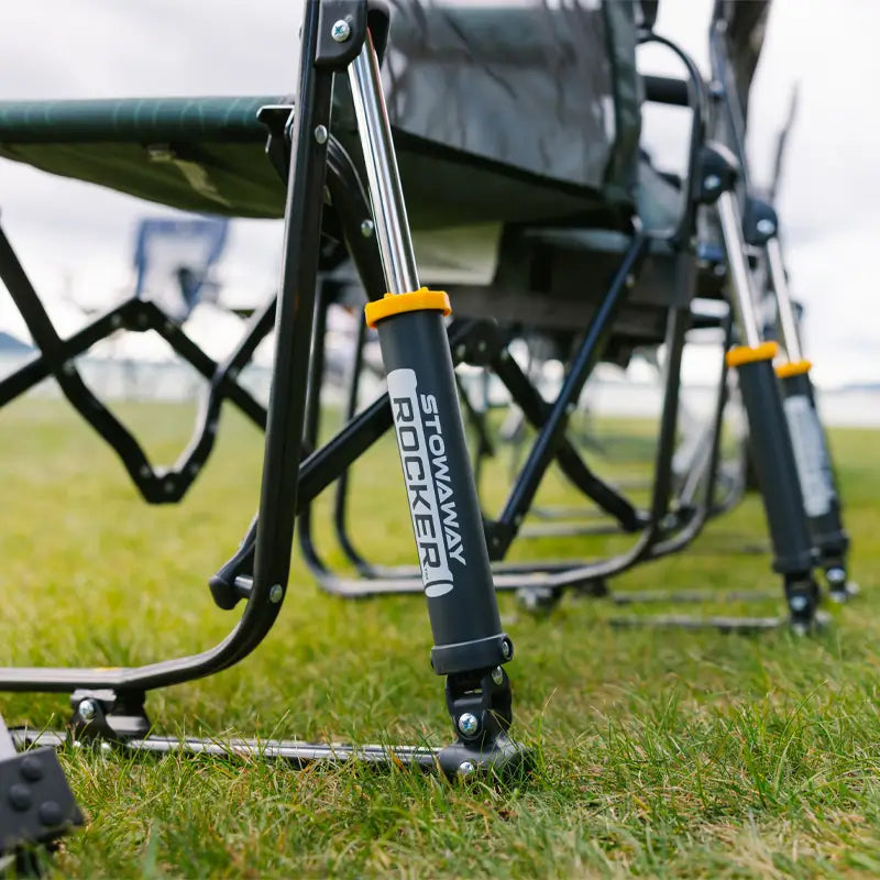 Luxury Camp Stowaway Rocker - Choice 794 - RoadTrip Rocker Smooth Motion Camp Chair Detail