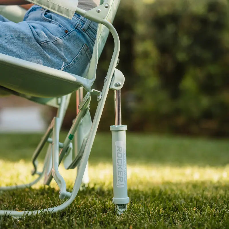 Luxury Camp Stowaway Rocker - Choice 794 - RoadTrip Rocker Smooth Motion Camp Chair Detail