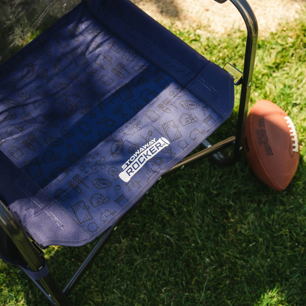 Luxury Camp Stowaway Rocker - Choice 794 - RoadTrip Rocker Smooth Motion Camp Chair Detail