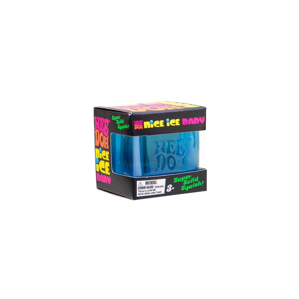 Ice-Cube Texture NeeDoh Nice Ice Baby | Series Canyon Trail - Translucent Jelly Cool Cube Sensory Toy Detail