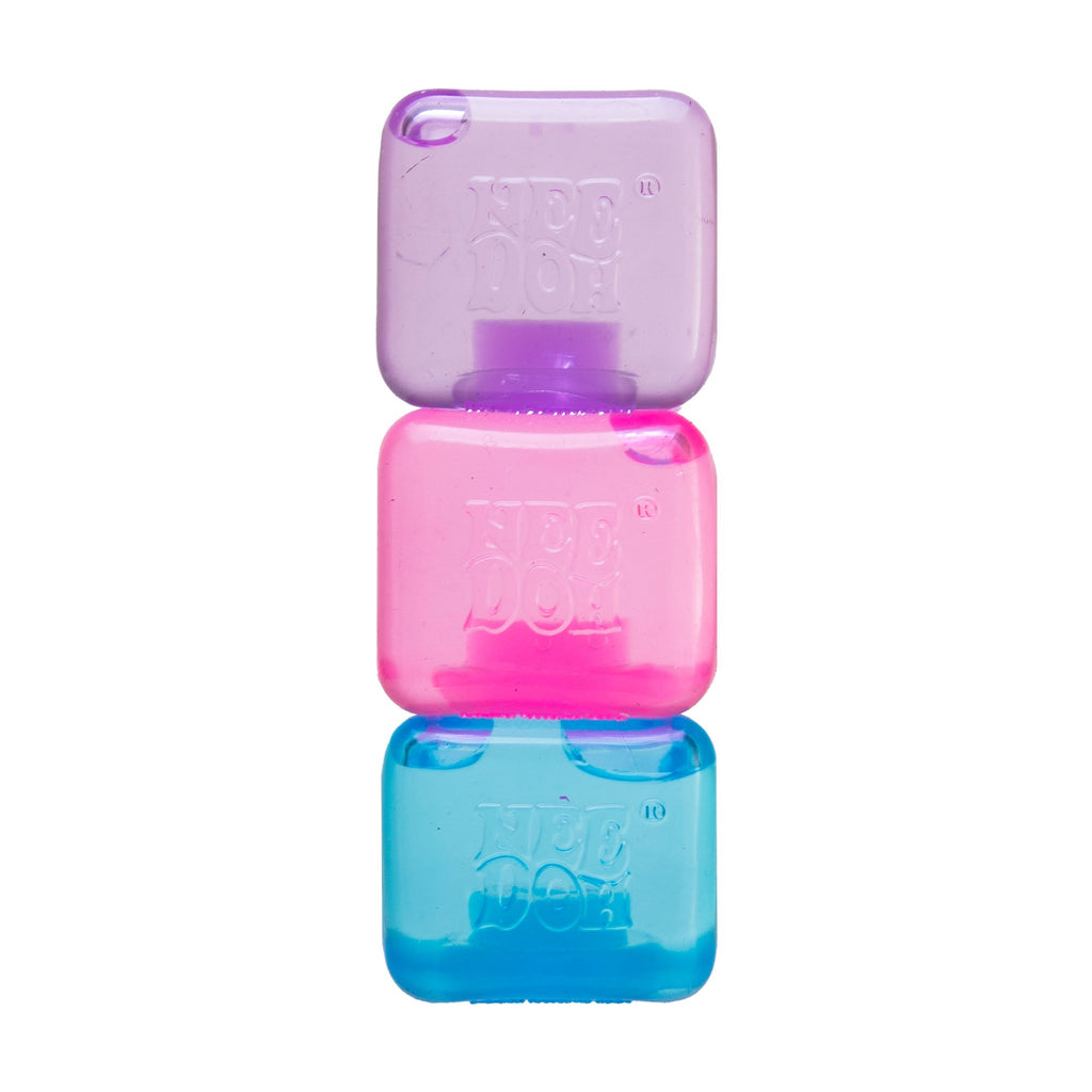 Ice-Cube Texture NeeDoh Nice Ice Baby | Series Canyon Trail - Translucent Jelly Cool Cube Sensory Toy - Surprise Me! (Random Color)