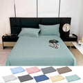 Premium Egyptian Cotton Under $5 Clearance! InsCrazy Bed Sheet, 100% Cotton Household Solid Color, Soft and breathable Bed Sheet Piece 66 x 96" - Premium Ultra-Soft Pillowcase Pair for Sleeping - Default Title