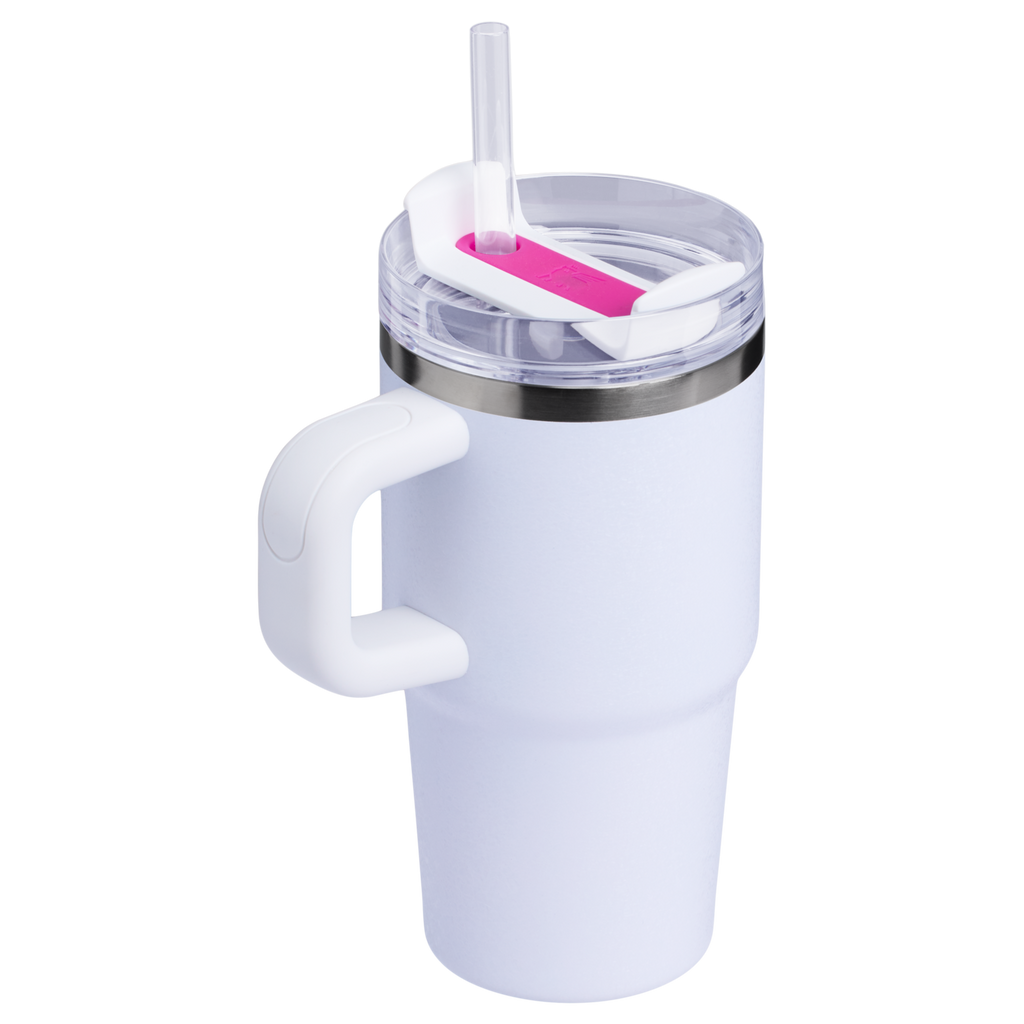 Double-Wall Vacuum The Quencher H2.O Flowstate Tumbler with Handle | Stanley Create D309N - Premium Stainless Steel Straw Cup for All-Day Hydration Detail