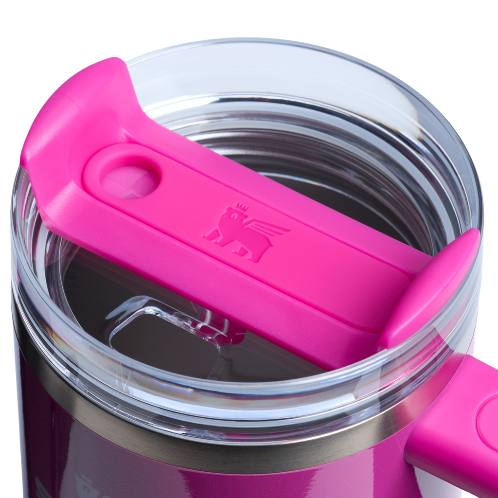 Large Capacity The Quencher H2.O Flowstate Tumbler D069R - Double-Wall Vacuum Insulated Travel Tumbler with Straw Detail