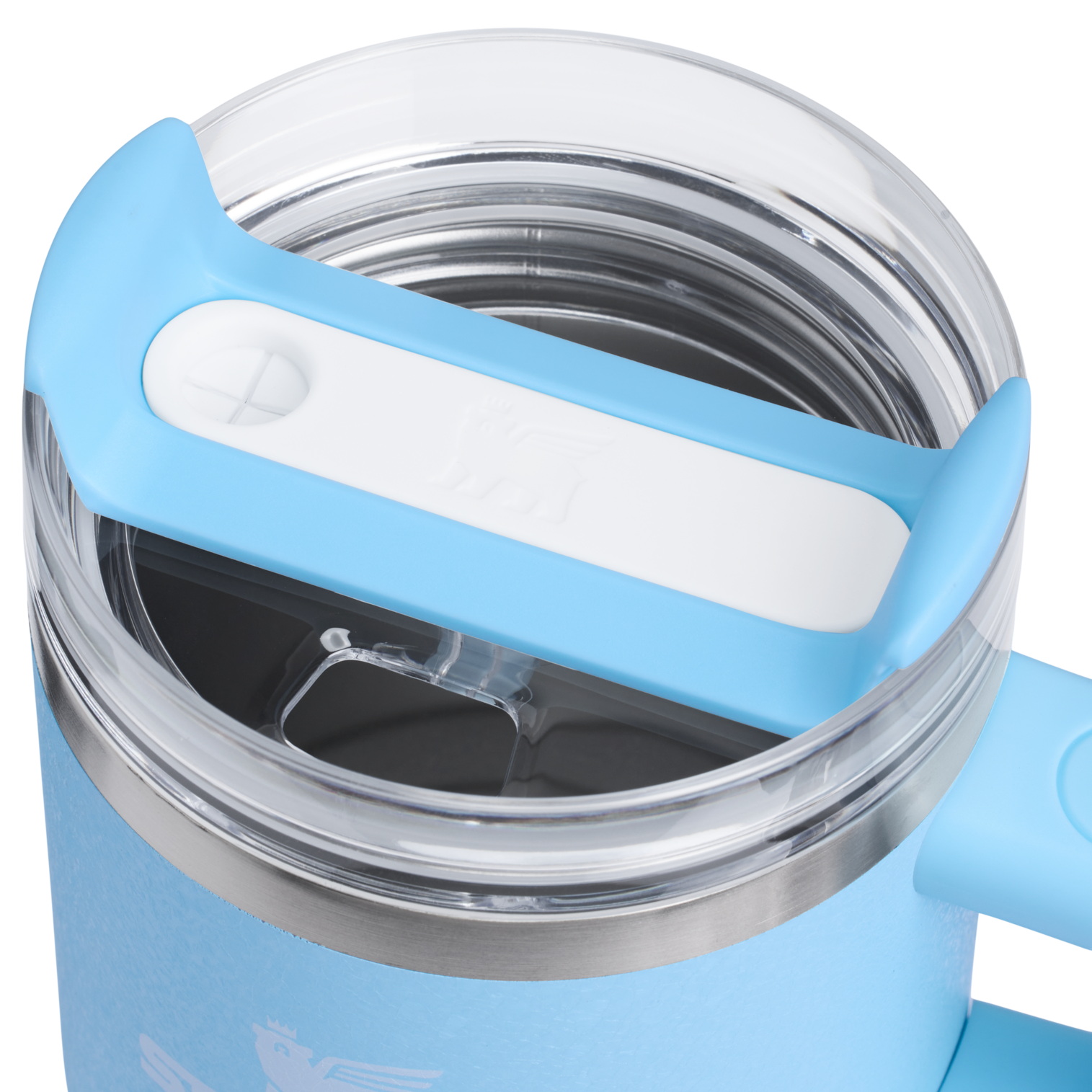 Large Capacity The Quencher H2.O Flowstate Tumbler D069R - Double-Wall Vacuum Insulated Travel Tumbler with Straw Detail