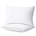 Fluffy Shredded Pillows Standard Size Set of 2, Hotel Quality, Down Alternative Gusseted Bed Pillows for Side, Back, And Stomach Slee... - Decorative Throw Pillow Cushion for Sofa & Bed - Default Title
