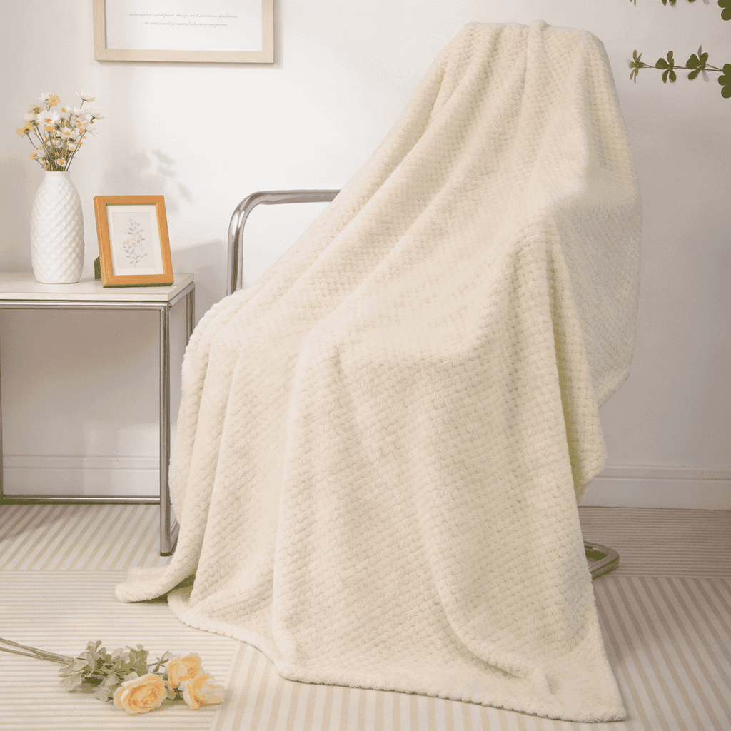 Lightweight Warm Ultra Soft Throw Blanket, Warm Cozy Blankets for Couch Bed Chair, Breathable and Lightweight Blankets for All Seasons... - Lightweight Plush Warm Blanket for All Seasons - Default Title