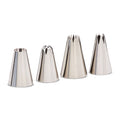 Multi-Functional Large Decorating Tips, 4 Pieces - Kitchen Gadget Tool for Quick Food Prep - Default Title