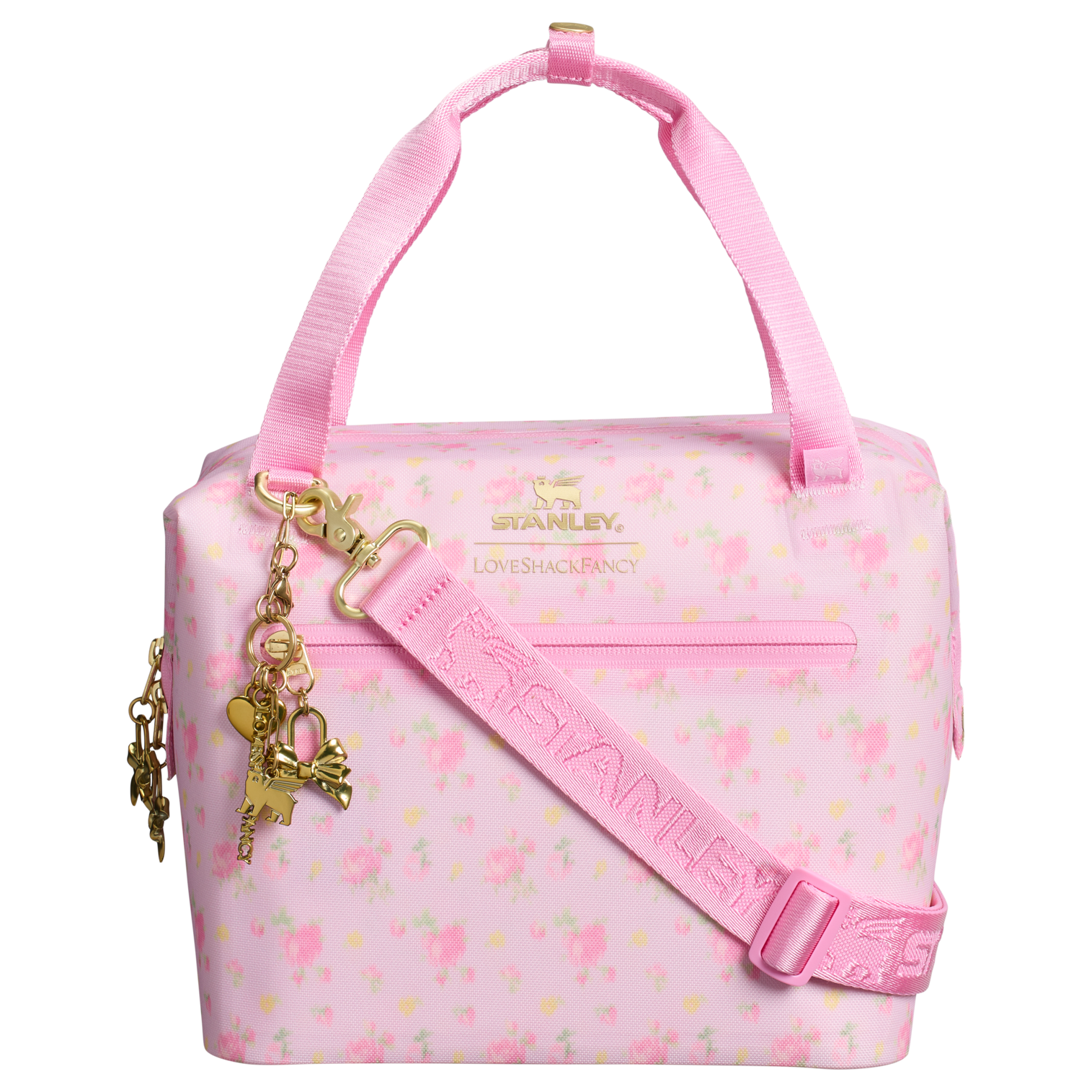 Heavy-Duty Tote Stanley 1913 x LoveShackFancy All Day Julienne Mini Cooler D150B - Leak-Proof Insulated Mini Cooler Bag for Lunch - Ibiza Sunset