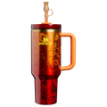 Double-Wall Vacuum The Stanley 1913 x Karol G Quencher H2.0 Flowstate Tumbler D275T - Premium Stainless Steel Straw Cup for All-Day Hydration - 40oz | KAROL G FLOR