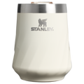 Flavor-Preserving The Textured Reserve Wine Tumbler D141Z - Elegant Stemless Vacuum Insulated Wine Tumbler - Cream Gloss