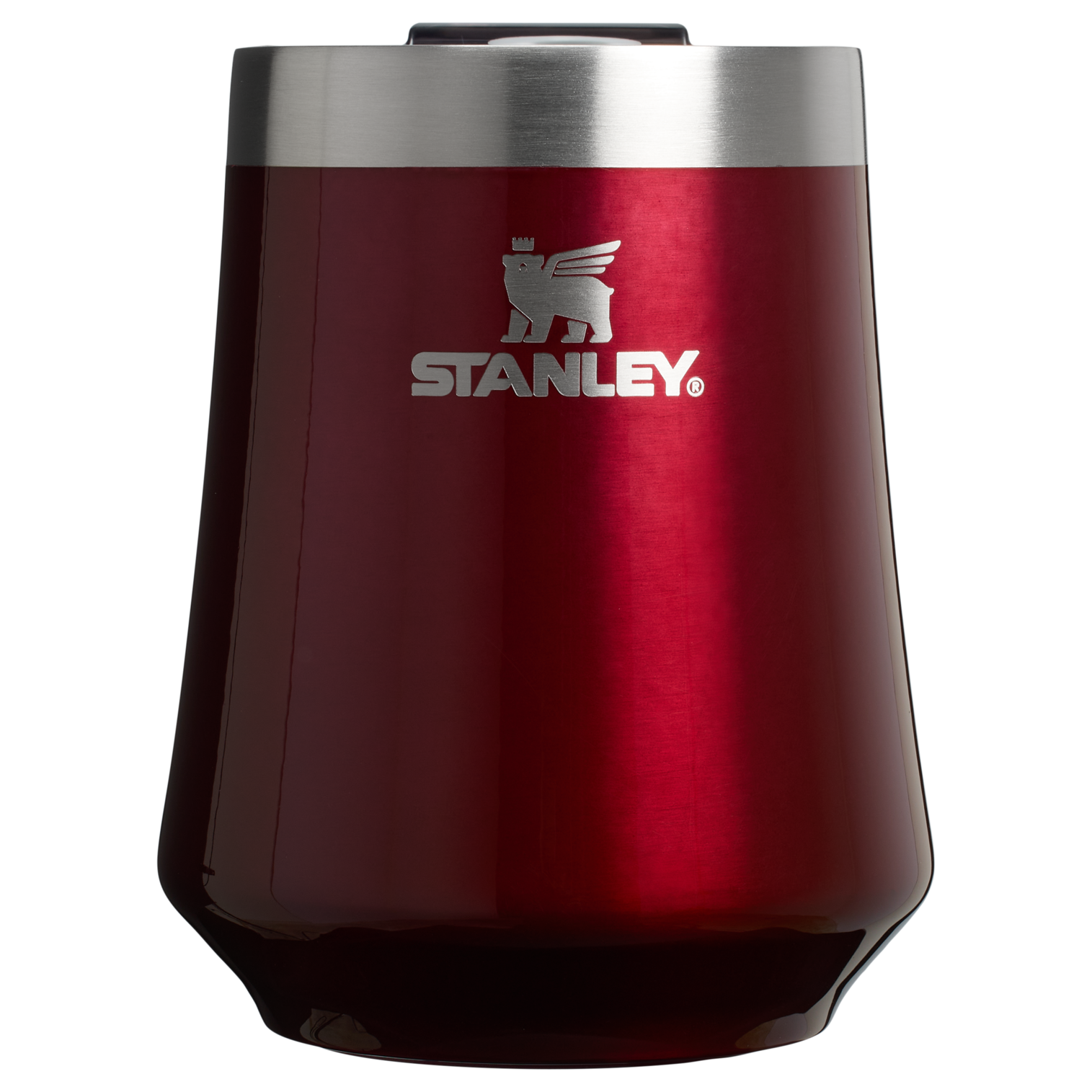Premium Matte The Reserve Wine Tumbler D125V - Shatterproof Flavor-Preserving Cocktail Tumbler with Lid - Garnet Shine