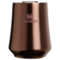 Shatterproof Luxury The Reserve Wine Tumbler | Stanley Create D302P - Premium Insulated Egg-Shaped Wine Glass for Outdoors - Cream Gloss