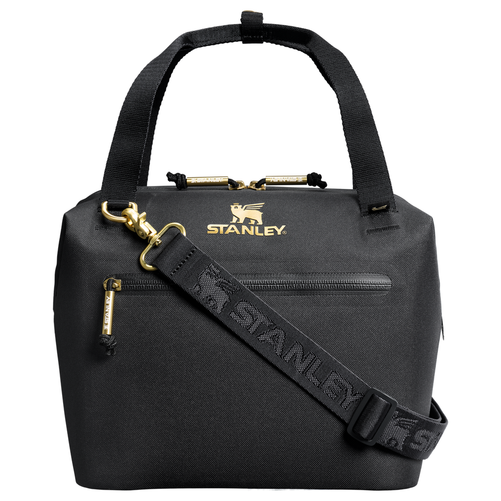 Premium All-Weather The All Day Julienne Mini Cooler D052R - Julienne Series Portable Picnic Chiller Tote - Black Honey