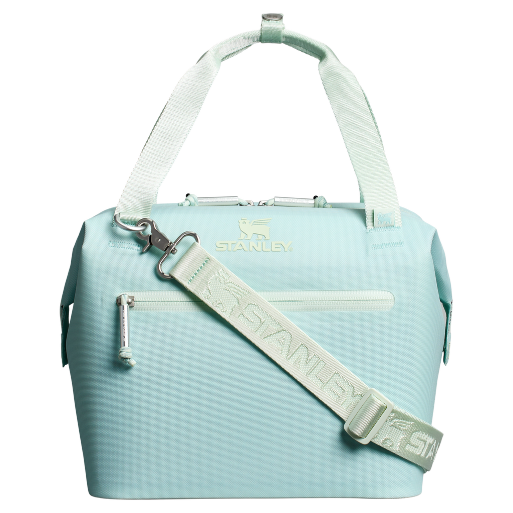 Premium All-Weather The All Day Julienne Mini Cooler D052R - Julienne Series Portable Picnic Chiller Tote - Seafoam