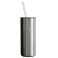 Heavy-Duty Tote The Everyday Slim Can Cooler Cup D255E - Leak-Proof Insulated Mini Cooler Bag for Lunch - Stainless Steel Shale