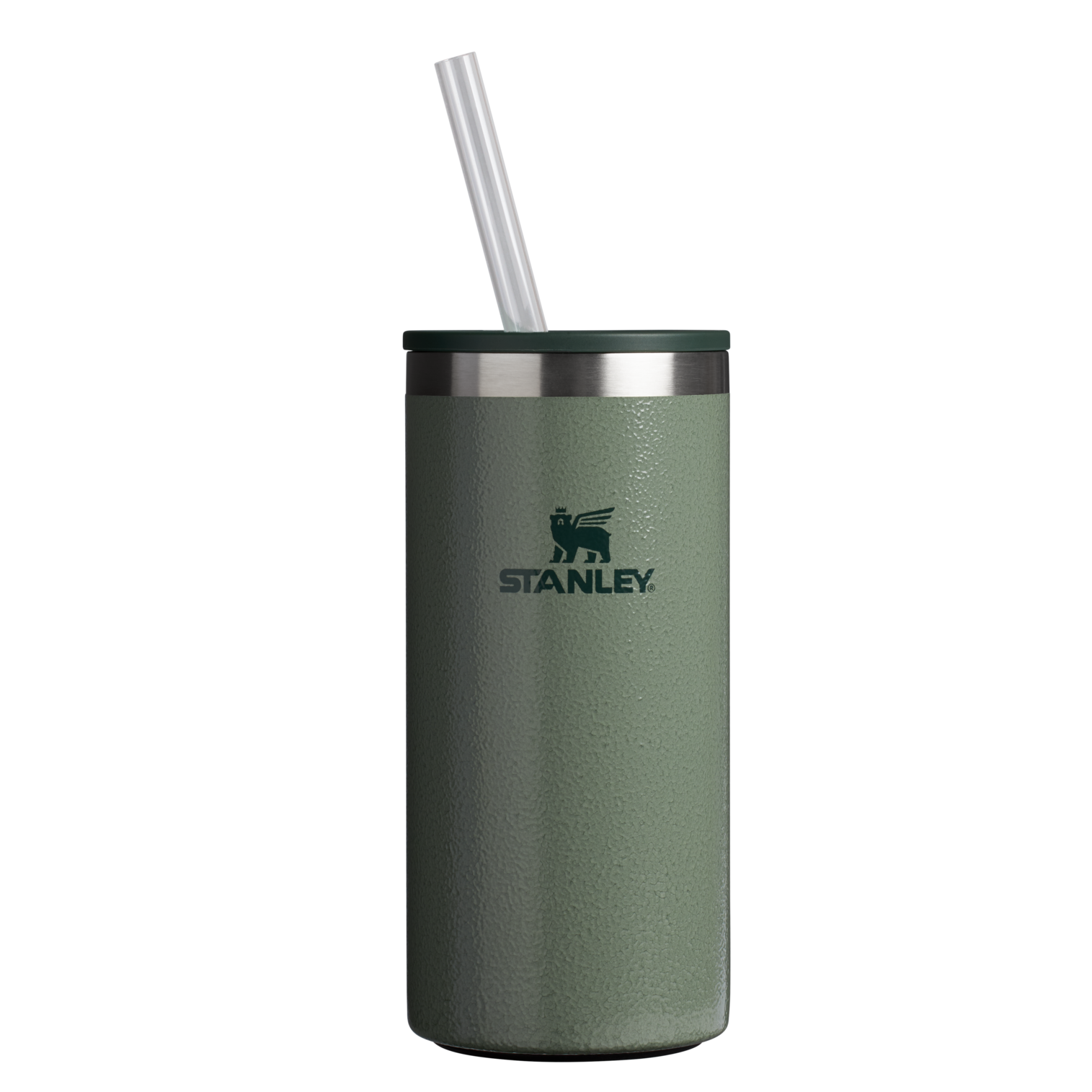 Portable Mini The Everyday Tall Can Cooler Cup D117J - Julienne Series Portable Picnic Chiller Tote - Hammertone Green