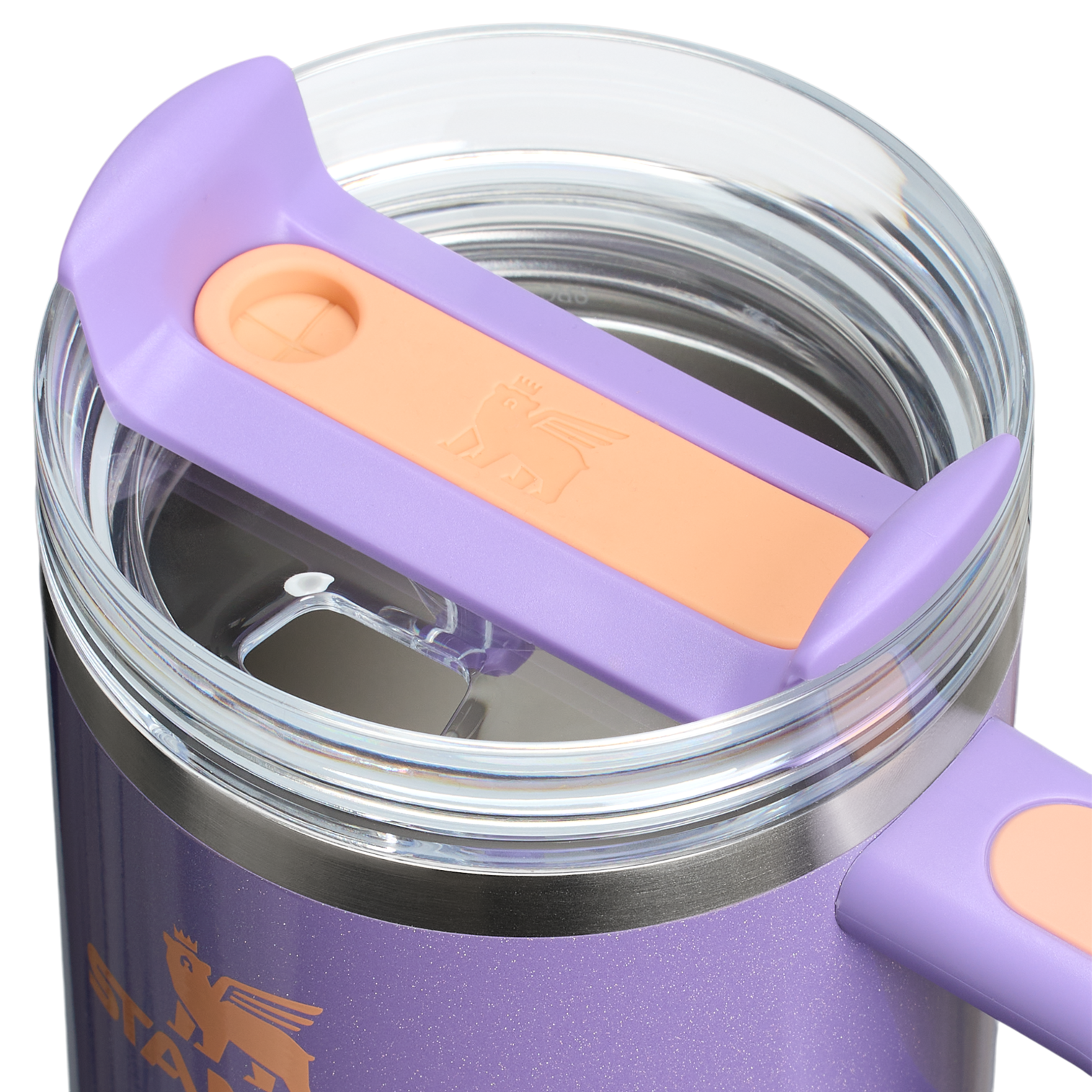Large Capacity The Quencher H2.O Flowstate Tumbler D069R - Double-Wall Vacuum Insulated Travel Tumbler with Straw Detail