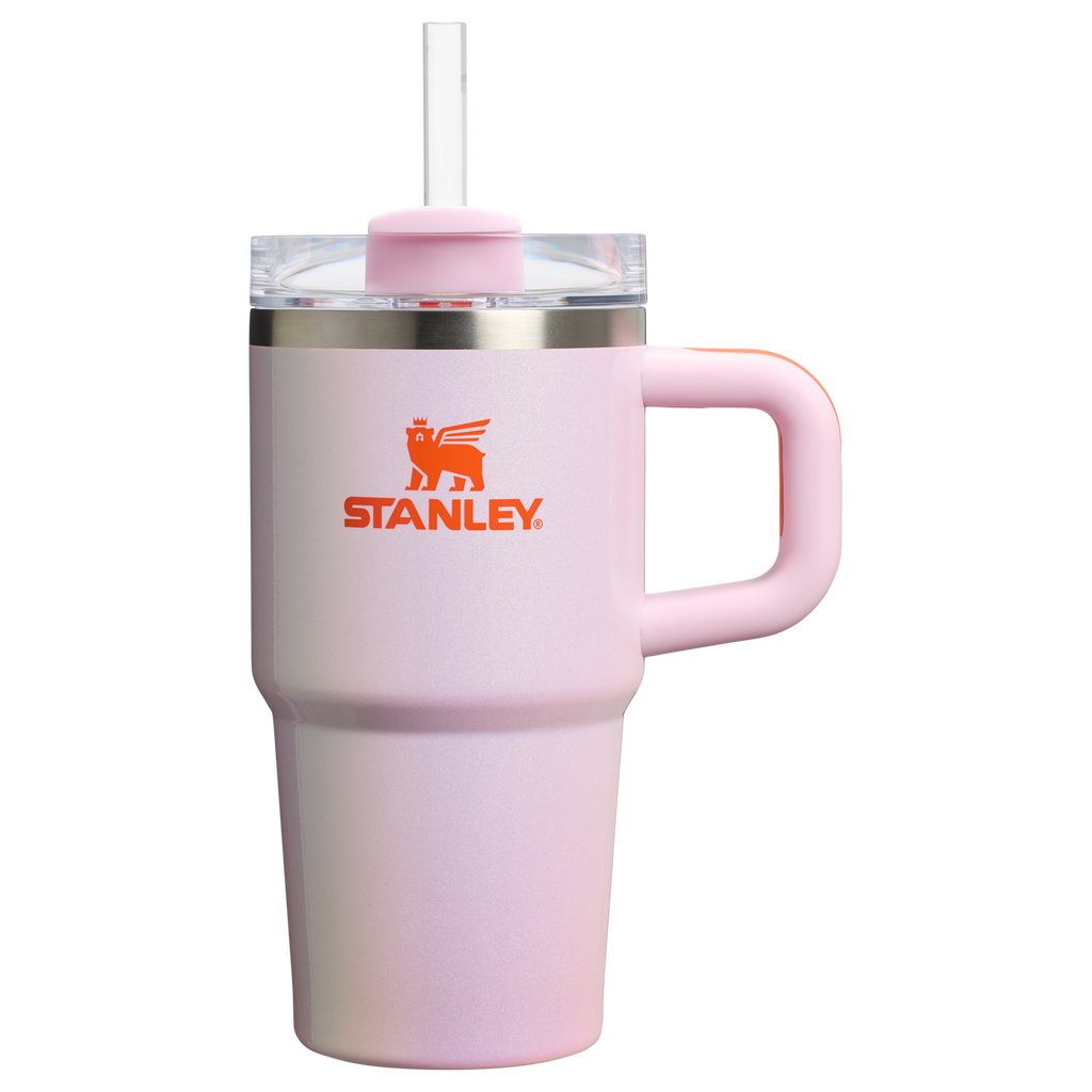 Double-Wall Vacuum The Quencher H2.O Flowstate Tumbler with Handle | Stanley Create D309N - Premium Stainless Steel Straw Cup for All-Day Hydration Detail