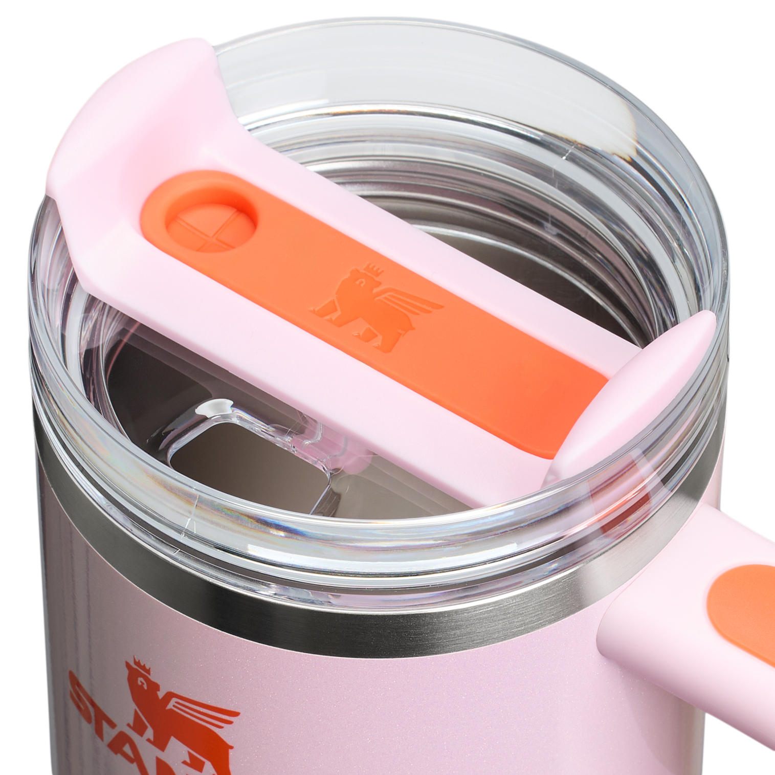 Large Capacity The Quencher H2.O Flowstate Tumbler D069R - Double-Wall Vacuum Insulated Travel Tumbler with Straw Detail