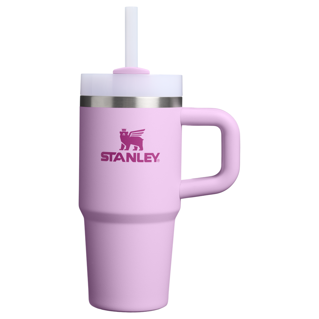 Splash-Resistant FlowState The Quencher H2.O Flowstate Tumbler D068Z - Double-Wall Vacuum Insulated Travel Tumbler with Straw - Soft Orchid