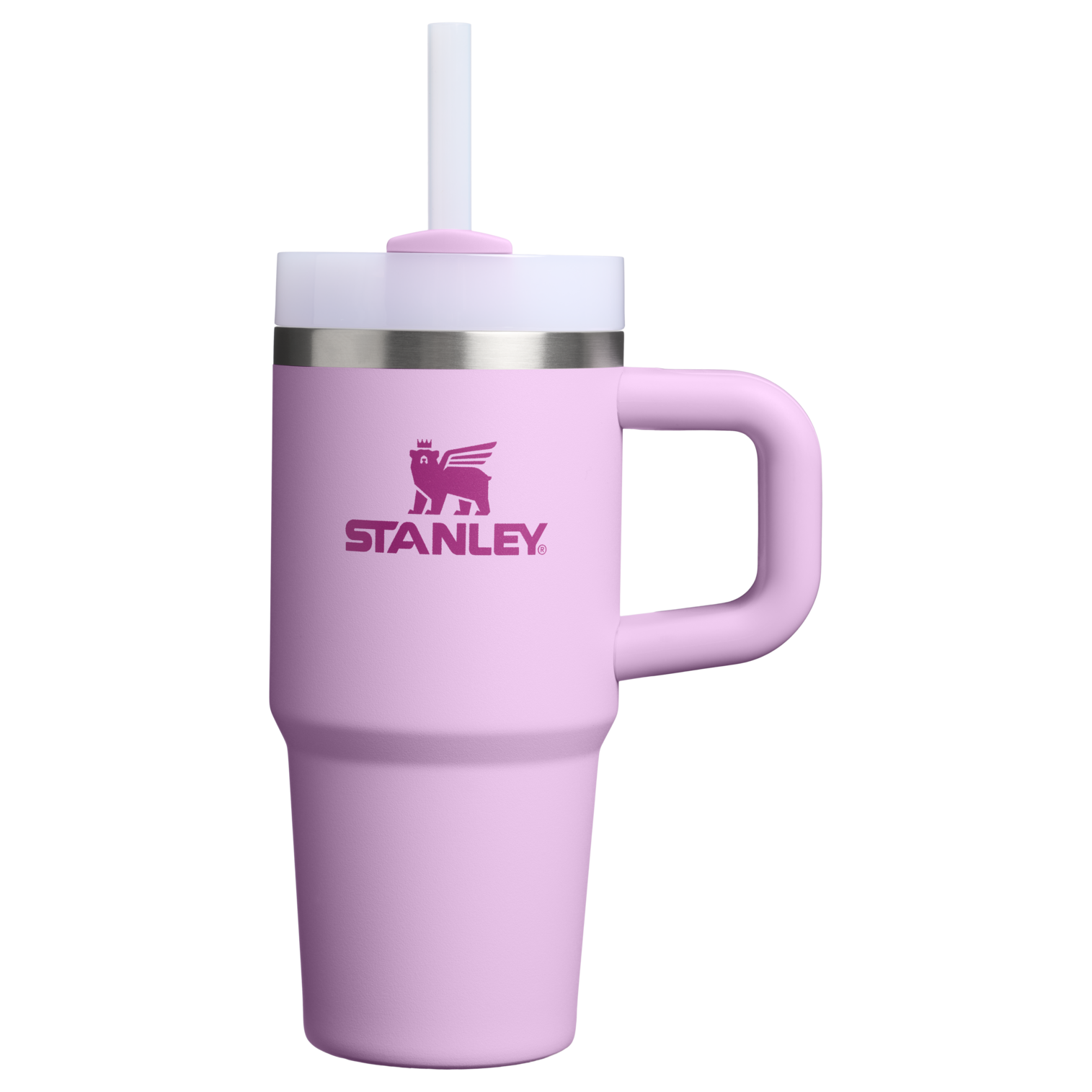 Splash-Resistant FlowState The Quencher H2.O Flowstate Tumbler D068Z - Double-Wall Vacuum Insulated Travel Tumbler with Straw - Soft Orchid