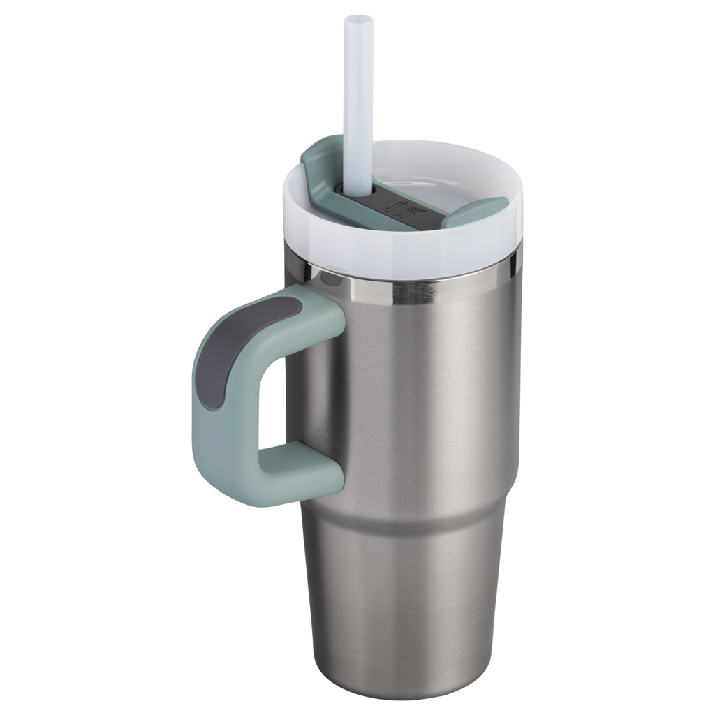 Insulated Travel The Quencher H2.O Flowstate Tumbler | Stanley Create D291F - Premium Stainless Steel Straw Cup for All-Day Hydration Detail