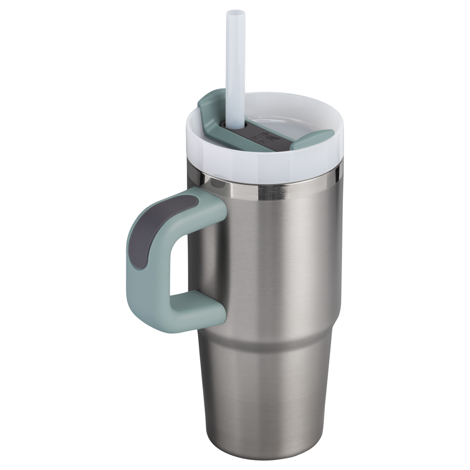 Splash-Resistant FlowState The Quencher H2.O Flowstate Tumbler D068Z - Double-Wall Vacuum Insulated Travel Tumbler with Straw Detail