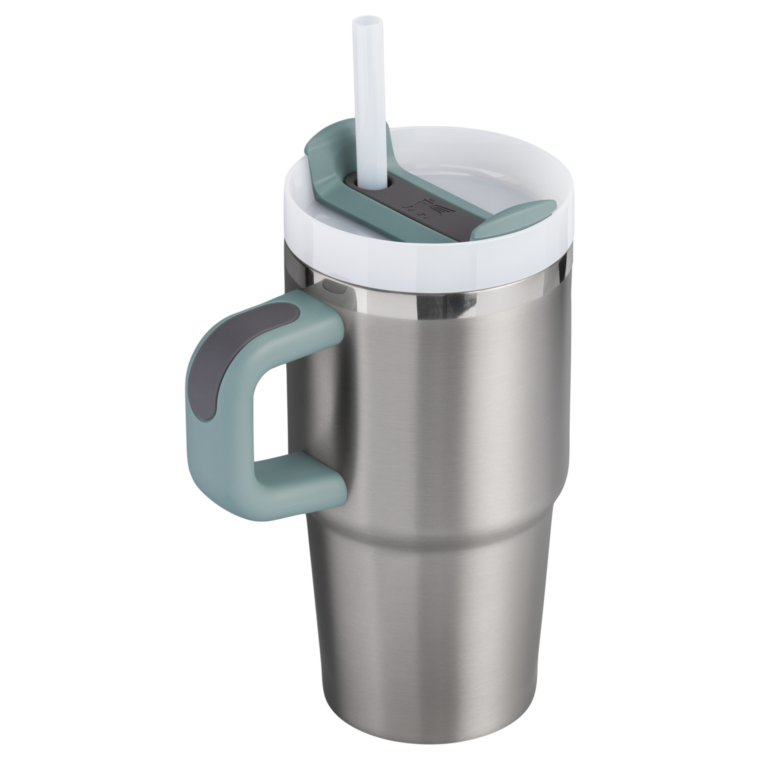 Large Capacity The Quencher H2.O Flowstate Tumbler D069R - Double-Wall Vacuum Insulated Travel Tumbler with Straw Detail