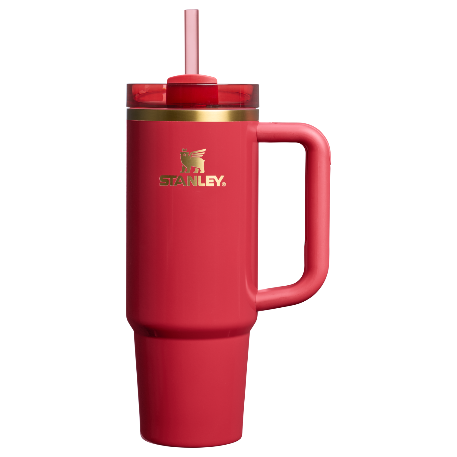 Splash-Resistant FlowState The Cheers & Cheer Quencher H2.0 Flowstate Tumbler D189S - 40oz Large Capacity Car-Cup Friendly Quencher - Holly Berry Gloss