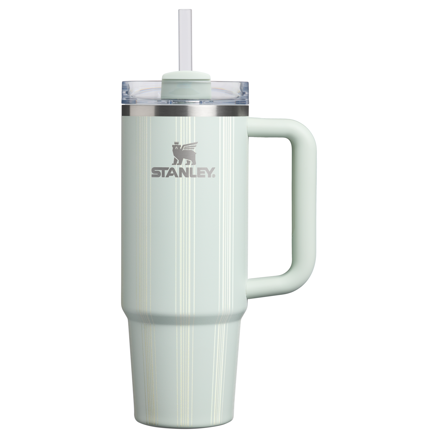 Insulated Travel The Quencher H2.0 Flowstate Tumbler D343V - Premium Stainless Steel Straw Cup for All-Day Hydration - Mist Picnic Stripe