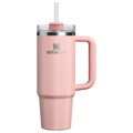 Insulated Travel The Quencher H2.0 Flowstate Tumbler D343V - Premium Stainless Steel Straw Cup for All-Day Hydration - Peach Rose Picnic Stripe