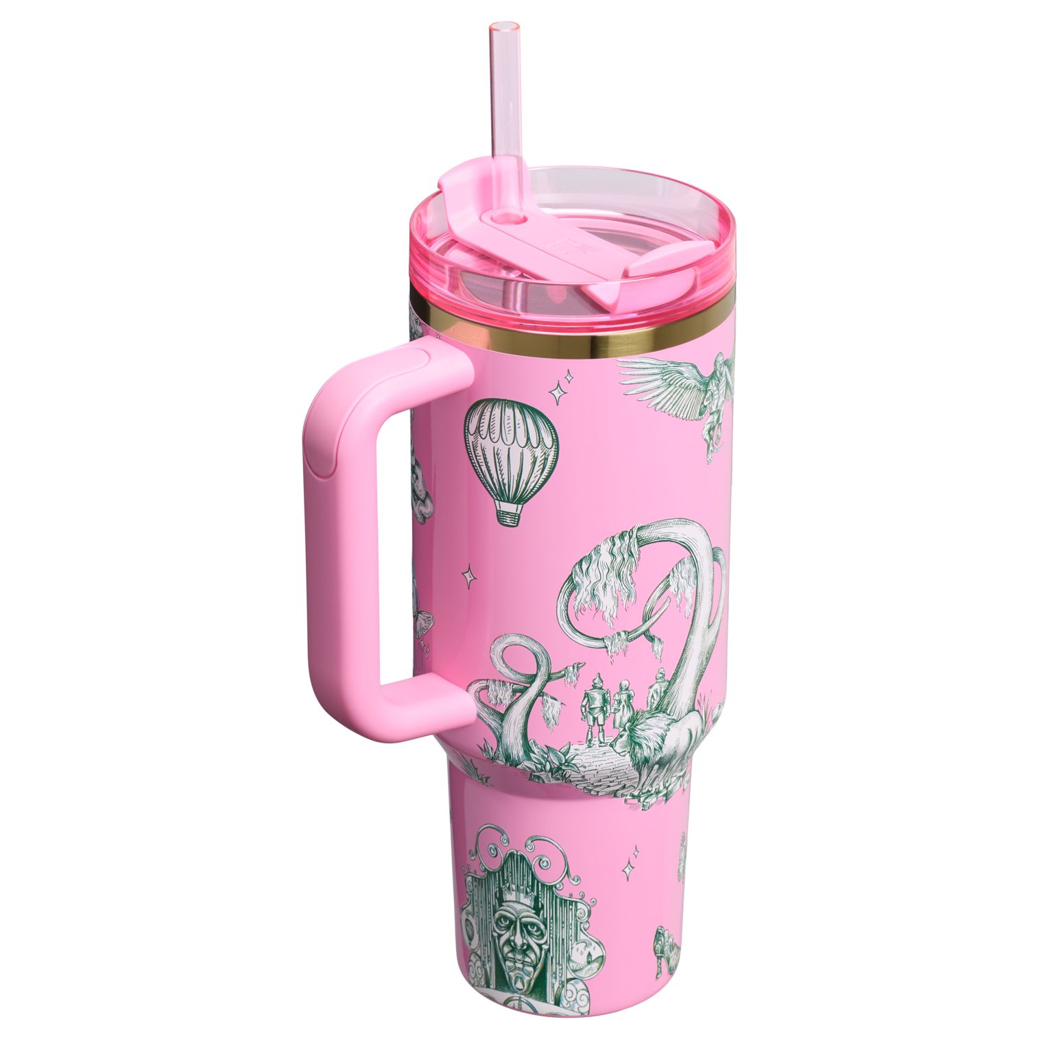 Insulated Travel The Wicked for Good Quencher H2.0 Flowstate Tumbler D245R - Double-Wall Vacuum Insulated Travel Tumbler with Straw Detail