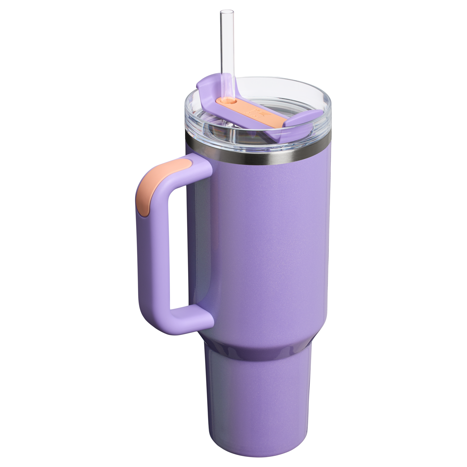 Splash-Resistant FlowState The Quencher H2.0 Flowstate Tumbler D050X - Double-Wall Vacuum Insulated Travel Tumbler with Straw Detail