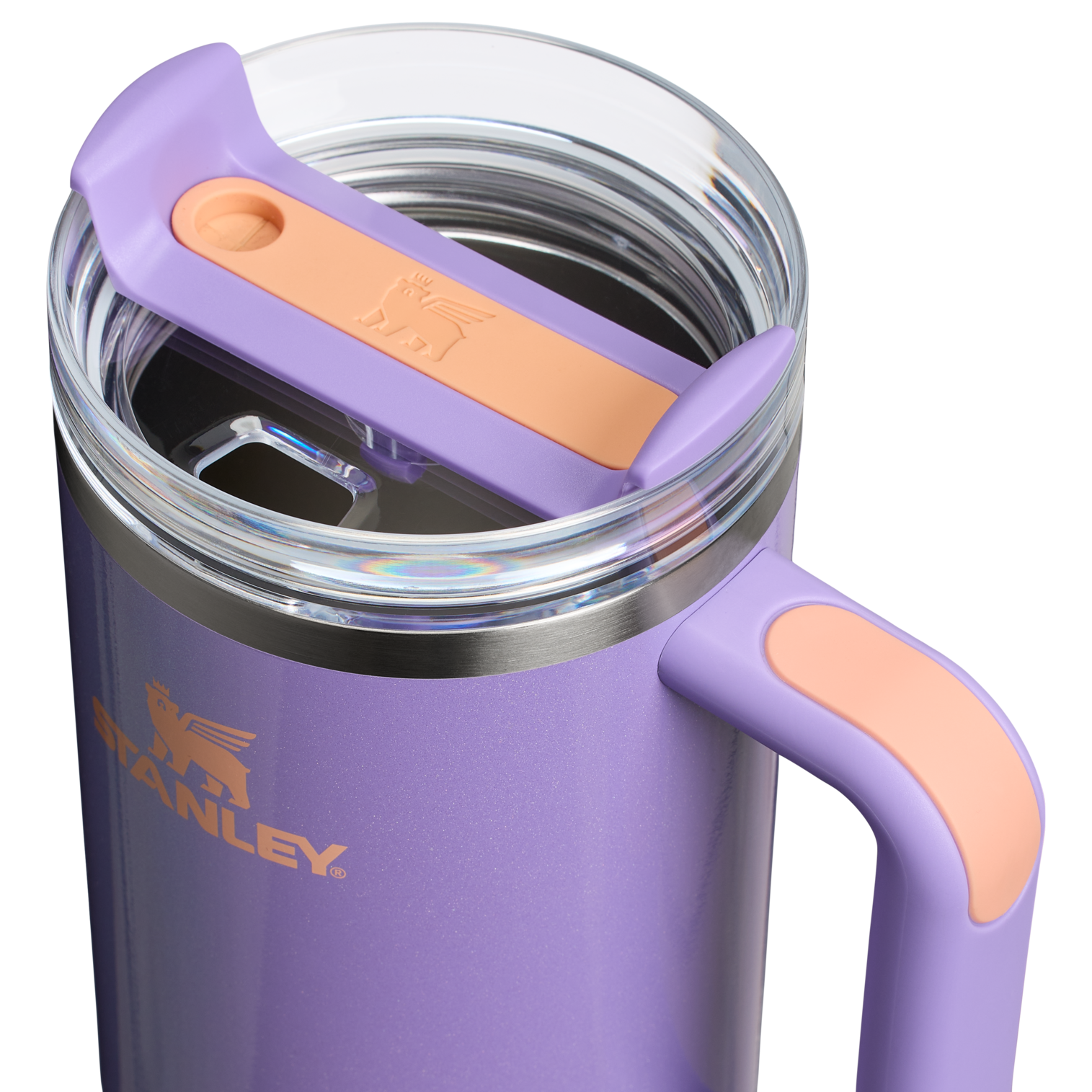 Splash-Resistant FlowState The Quencher H2.0 Flowstate Tumbler D050X - Double-Wall Vacuum Insulated Travel Tumbler with Straw Detail