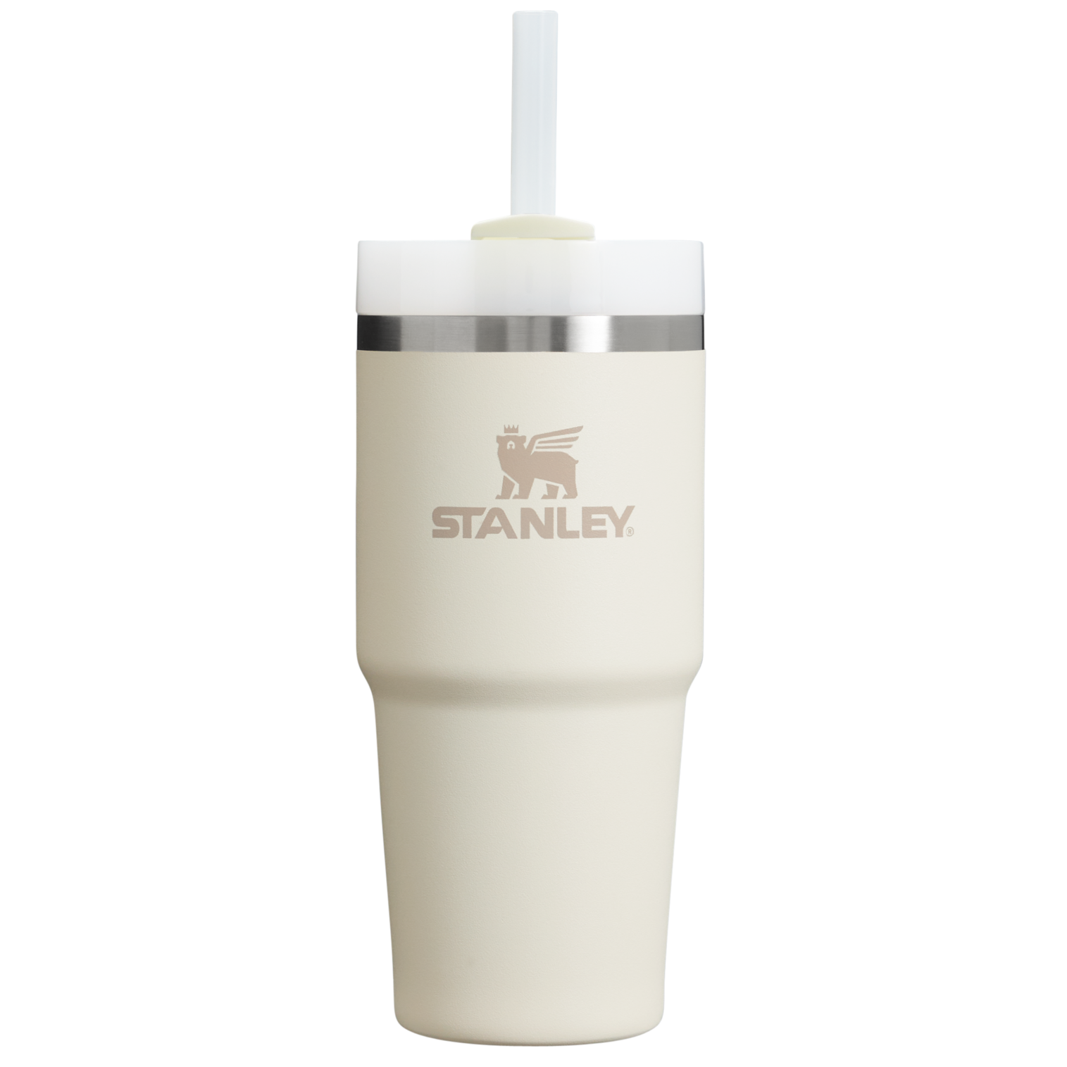 Car-Cup Friendly The Quencher H2.0 Flowstate Tumbler D214X - FlowState 3-Position Lid Insulated Travel Mug - Cream 2.0